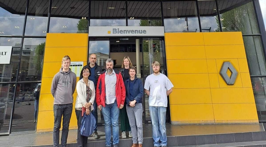 Visite de la concession de Renault Rouen