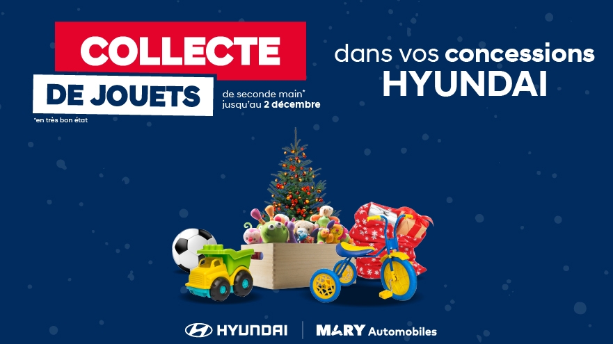 Collecte de jouets dans nos concessions Hyundai